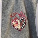 Looney Tunes  Tasmanian Devil Taz Gray Soft Zip Up Vest 22/24 Photo 1