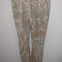 Juicy Couture White Tan Swirl Sweatpants Size large Micro Sherpa Lined Warm Photo 6