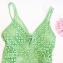 Becca  Color Play Crochet Lace One Piece Swimsuit Matcha Mint Green Extra Large Photo 3