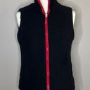 Free Country  Reversible Quilted & Microfleece Zip Front Vest Red Black Photo 6