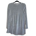 J.Jill Pure  Gray Velour V-neck Oversized Sweater Small Tall Photo 5