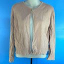 Rena Rowan  Essentials One Button Beaded Cardigan Size Medium Photo 0