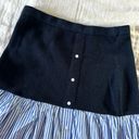 STAUD  Miley Skirt Blue Stripe, XL Photo 7