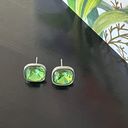 Swavorski Swarovski Elements 5 Carat Peridot Hypoallergenic Stud Earrings  Photo 1