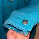 80s Vintage Womens Coat Jacket XL Teal Retro Artsy Gorpcore Colorful Multicolor Photo 14