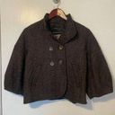 BCBGMAXAZRIA New with Tag  WOOL HERRINGBONE PEA TWEED BALLOON COAT Size Small Photo 0