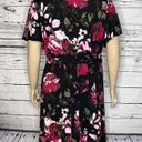 INC  International Concepts Woman NWT 3X Floral Surplice V-Neck Dress w/ Tie Belt Photo 3