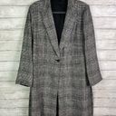 All Saints Dustie Check Duster Jacket Size 10 Photo 3