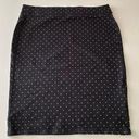 Old Navy  Navy Blue Polka Dots Midi Skirt size S Photo 0