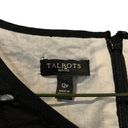 Talbots  Women's Size 12P Black Eyelet Dress Photo 3