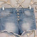 Wild Blue  Denim Jean Shorts Womens 3 Photo 7