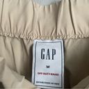 Gap  Off Duty Khaki Pants Beige Elastic Waist Womens Medium Joggers Photo 5