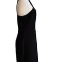 Bisou Bisou  Dress Black Sleeveless Asymmetrical Envelope Hem LBD Dress Size 10 Photo 3