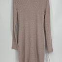 SO  BLUSH RIBBED TURTLENECK DRESS SMALL Photo 0