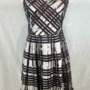 Esley vintage brown and white cotton dress size medium Photo 0