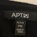 Apt. 9  black pattern sweater petite M Photo 4