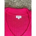 superdown NWT  revolve mariella ribbed mini dress hot pink knit collared v neck M Photo 4