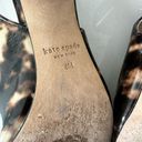 Kate Spade  Mika Tortoise Patent Leather Slingback Low Heel Brown Caramel Size 6 Photo 11