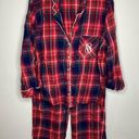 Victoria's Secret Victoria’s Secret plaid pajama set long sleeve pants size large Photo 0