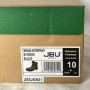 Jambu  Black Waterproof Boots Side Zip Booties Indiana Sz 10 Faux Fur Trim New Photo 6