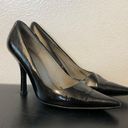 BP . Leather lacquered black women's stiletto heels Photo 1