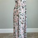 Laundry by Shelli Segal  Women's Maxi Dress Size 10 Pink Floral Print Halter Photo 2