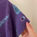 Champion cropped  blue and purple shirt Photo 1