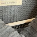 The Moon  & Madison Blue-Gray Plush Cowl Neck Knit Sweater Photo 4
