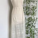 Hollister Cream Lace Bohemian Maxi Dress Photo 0