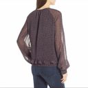 Rebecca Minkoff  Lorena Ditzy Floral Sheer Long Sleeve Top Extra Small Photo 1