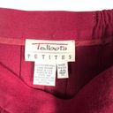 Talbots Vintage  Women's Red 100% Worsted Wool Preppy Pleated Midi Skirt Size 4P Photo 5