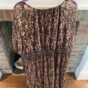 Terra & Sky Womens  Plus Size Cheetah Print Midi Length Dress size 2X (20W-22W) Photo 4