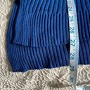 cupio  Womens Cowl Neck Sweater Pullover Long Sleeve Knit Ribbed Blue Size XL Photo 8