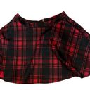 Hot Topic  Black & Red Plaid O-Ring Skater Skirt Large Photo 6