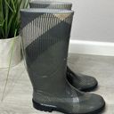 Burberry  • plaid check signature rubber winter rain boots Photo 0