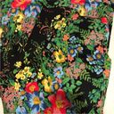 Soft Surroundings  In Bloom Pants Floral Black Stretchy Ankle Crop XLP Photo 2