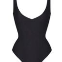 SKIMS NWT  Body Unlined Plunge Bodysuit Onyx Size XS Photo 0