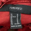 Forever 21  Rusty Red Customized Cropped Denim Jacket Size M Photo 8