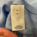 The Row  Iona Long Sleeve Silk Top Light Blue XS Photo 5