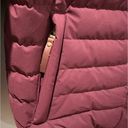 prAna Shiroma Bomber Maroon Hooded Down Jacket-Size Small Photo 7