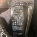 ALLSAINTS NWT All Saints Cora Black faux leather bike shorts size 8 Photo 7