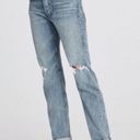 Rag and Bone  Rosa Mid-Rise Boyfriend Jeans North Star Wash Size 25 Distressed Photo 2