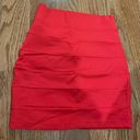 Bebe New Red  Bodycon Mini Skirt XS Photo 1