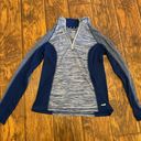 Avia Blue Half Zip Up Workout Top Photo 0