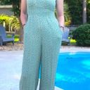 American Eagle Green Floral Jumpsuit Photo 7