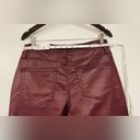 Maurice's NWT  High Rise Slim Straight Ankle Pants Size 12 Red/brown color Photo 9