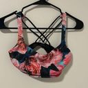 Lululemon  Rose Floral Pink Sports Bra Size 4 Photo 0