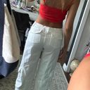 Brandy Melville white kim cargo pants Photo 1