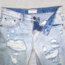 One Teaspoon One x  27 Awesome Baggies Destroyed Cuffed Hem Jeans Blue Heart Photo 6