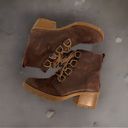 Sorel Cate Leather Lace Up Waterproof Combat Boots Photo 0